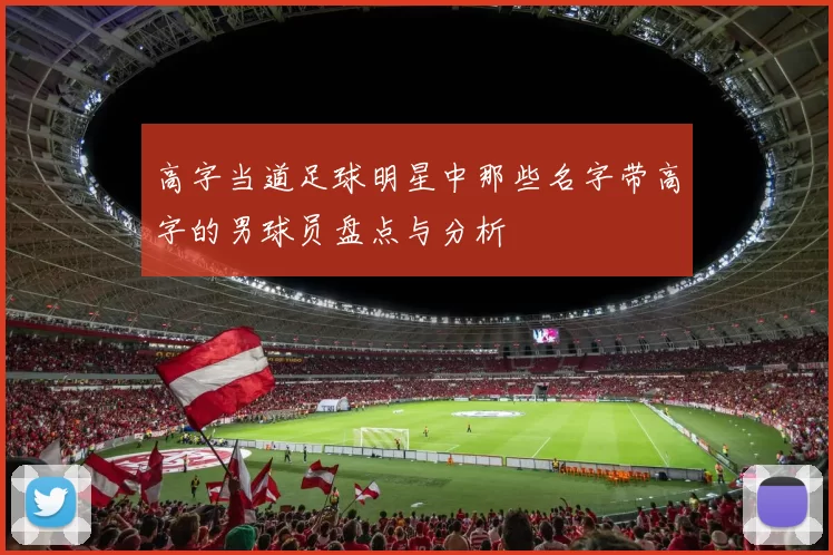 高字当道足球明星中那些名字带高字的男球员盘点与分析